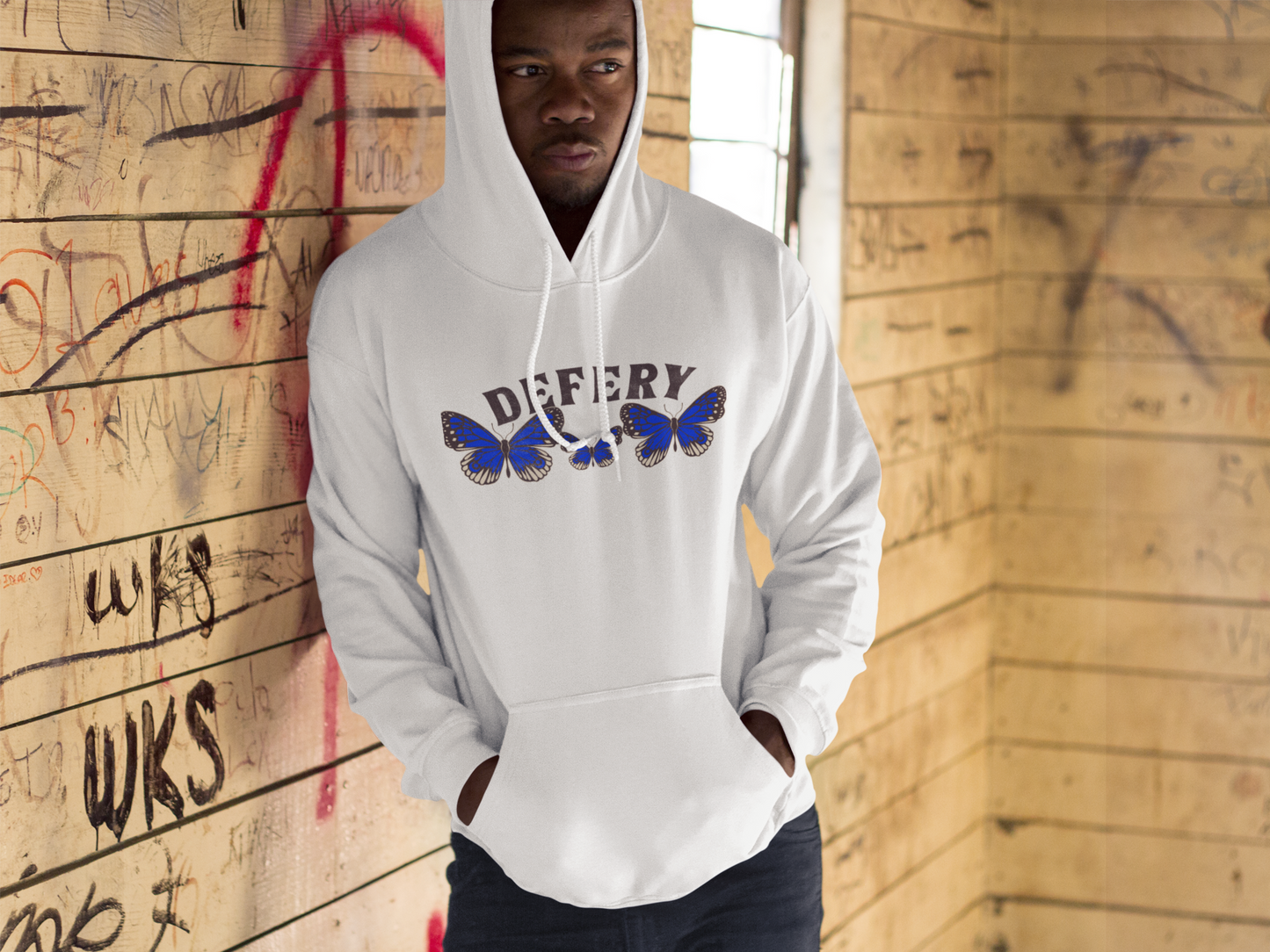 Premium Hoodie Butterfly